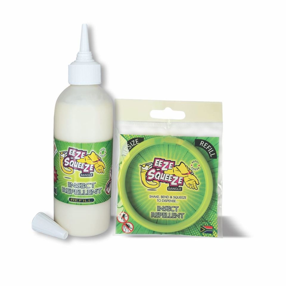 Eeze Squeeze INSECT REPELLENT COMBO - 200ml Refill + Bangle